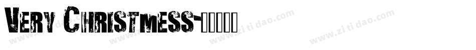 Very Christmess字体转换